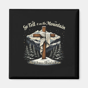 Groovy Holly Xmas Jolly Para Merry Christmas Vibes Magnet