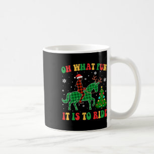 Groovy Horse Oh, was Spaß es ist Weihnachten zu re Kaffeetasse