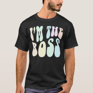 Groovy I BIN DER BOSS Future CEO Girl Inspiration T-Shirt