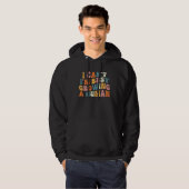 Groovy I Cant Im Busy Growing a Human Funny Mother Hoodie (Vorne ganz)