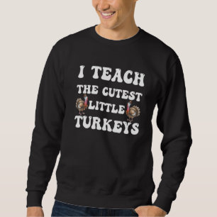 Groovy I lehrt die Niedlichste kleine Putenschule. Sweatshirt