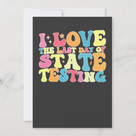 Groovy I - Liebe des letzten Tages der Prüfung des Einladung