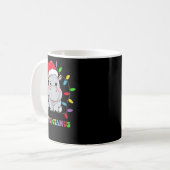 Groovy I Want A Hiptamus For Christmas Xmas Hip Lo Kaffeetasse (Vorderseite Links)