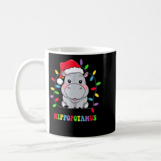 Groovy I Want A Hiptamus For Christmas Xmas Hip Lo Kaffeetasse (Links)