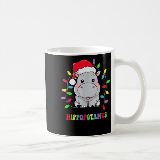 Groovy I Want A Hiptamus For Christmas Xmas Hip Lo Kaffeetasse (Rechts)