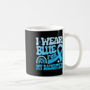 Groovy I wear Blue for Autism Awareness Family Mat Kaffeetasse