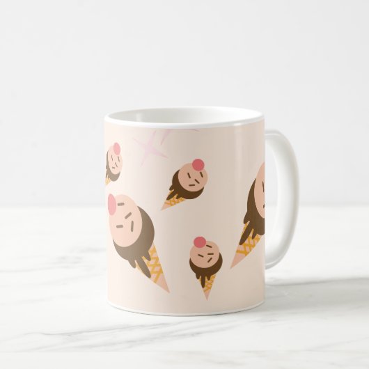 Groovy Ice Creme Kaffeetasse (VorderseiteRechts)