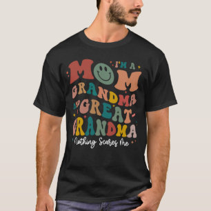 Groovy Ich bin eine Mama Oma Großes Nichts stört m T-Shirt