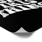 Groovy ich bin Iris und mache Iris-Dinge Lustiger Poster (Ecke)