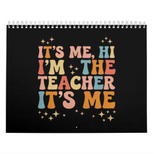 Groovy Ich Bin's Hallo Ich Bin Der Lehrer Es Ist I Kalender