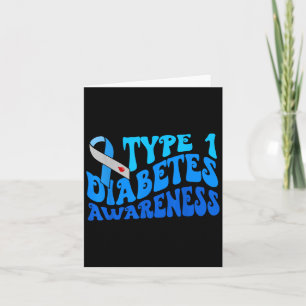 Groovy im November tragen wir Blue for Diabetes Aw Karte