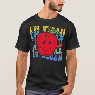 Groovy I'm Vegan Welt Vegetarier Tag Gemüse T-Shirt