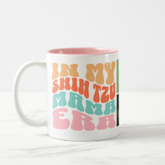 Groovy in meinem Shih Tzu Mama Era 3 Foto Zweifarbige Tasse