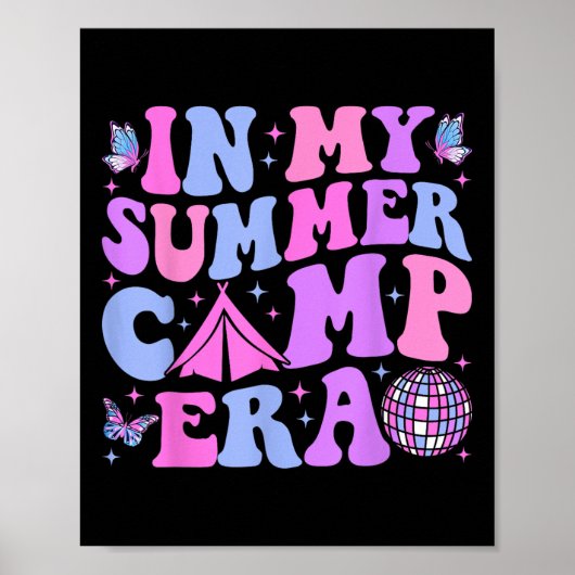 Groovy in meinem Sommer Camp-Ära-Camping Poster (Vorne)