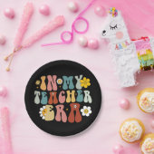 Groovy in meiner Lehrerzeit zurück zum Schullehrer Pappteller (Party)