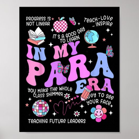 Groovy in meiner Paraazeit Vintage Paraprofessiona Poster (Vorne)