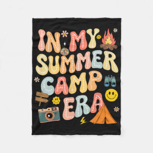 Groovy in meiner Sommercamp-Ära Camping-Crew letzt Fleecedecke