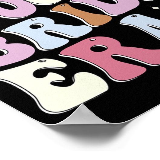 Groovy in meiner Spooky-Bride-Ära Poster (Ecke)