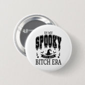 Groovy in meiner spöttischen Ära Skeleton Hand Hal Button (Vorne & Hinten)