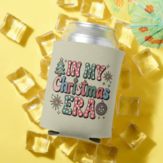 Groovy in meiner Weihnachtszeit Funny Teacher Dosenkühler (In Situ Sommer)