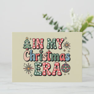 Groovy in meiner Weihnachtszeit Funny Teacher Feiertagskarte