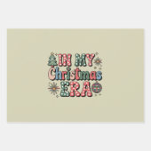 Groovy in meiner Weihnachtszeit Funny Teacher Geschenkpapier Set (Vorderseite)