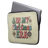 Groovy in meiner Weihnachtszeit Funny Teacher Laptopschutzhülle (Vorderseite Links)