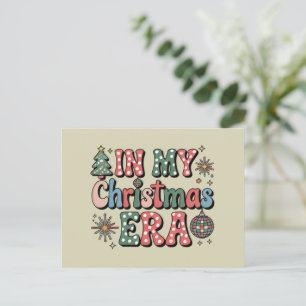 Groovy in meiner Weihnachtszeit lustiger Lehrer Feiertagspostkarte