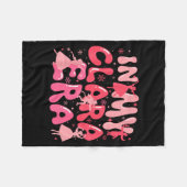 Groovy In My Clara Era Nutcracker Christmas Xmas H Fleecedecke (Vorderseite (Horizontal))