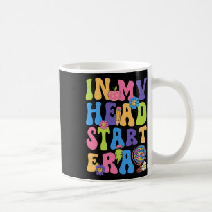 Groovy In My Head Start Era Kopf-anfang Erster Tag Kaffeetasse