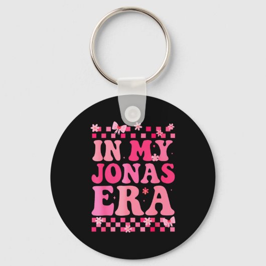 Groovy In My Jonas Era Funny Jonas Heart For Men W Schlüsselanhänger (Vorderseite)
