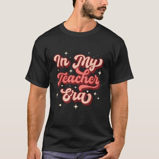 Groovy In My Teacher Era Test Day Testing Teacher T-Shirt (Vorderseite)