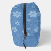Groovy Indigo Bloom Waschbeutel (Rechts)