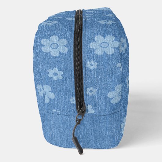 Groovy Indigo Bloom Waschbeutel (Rechts)