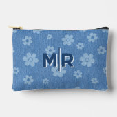 Groovy Indigo Bloom Zubehörtasche (Vorderseite)