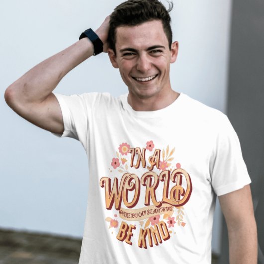 Groovy Inspirierend Rosa-daisy-Blume Seien Sie fre T-Shirt