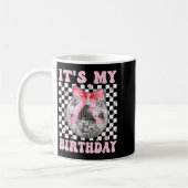 Groovy It's My Birthday Teens Girls Disco Ball Coq Kaffeetasse (Links)