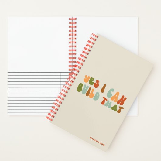 Groovy Ja, das kann ich bauen, Builder, Maker Notizblock (Innen)