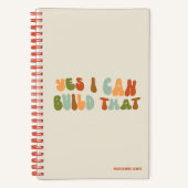 Groovy Ja, das kann ich bauen, Builder, Maker Notizblock (Vorderseite)