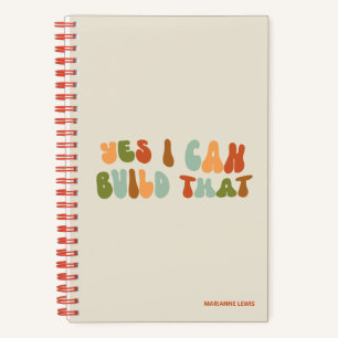 Groovy Ja, das kann ich bauen, Builder, Maker Notizblock