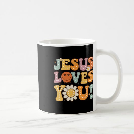 Groovy Jesus Lieben, die du Kinder Kinder religiös Kaffeetasse (Rechts)