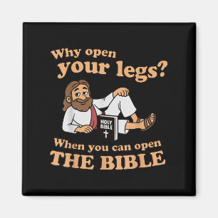 Groovy Jesus Warum öffne deine Beine, wenn du öffn Magnet