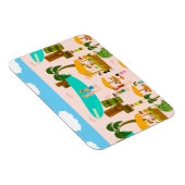 Groovy Jet Set Pool Party Magnet (Rechte Seite)