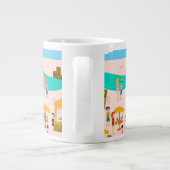 Groovy Jet Set Poolparty Jumbo-Tasse (Rückseite)