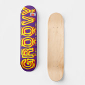GROOVY JMT OFFIZIELL 7 3/4" Skateboarddecke Skateboard (Vorderseite)