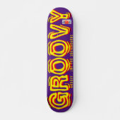 GROOVY JMT OFFIZIELL 7 3/4" Skateboarddecke Skateboard (Vorne)