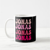 Groovy Jonas First Name D I Love Jonas Tees Meme Kaffeetasse (Links)