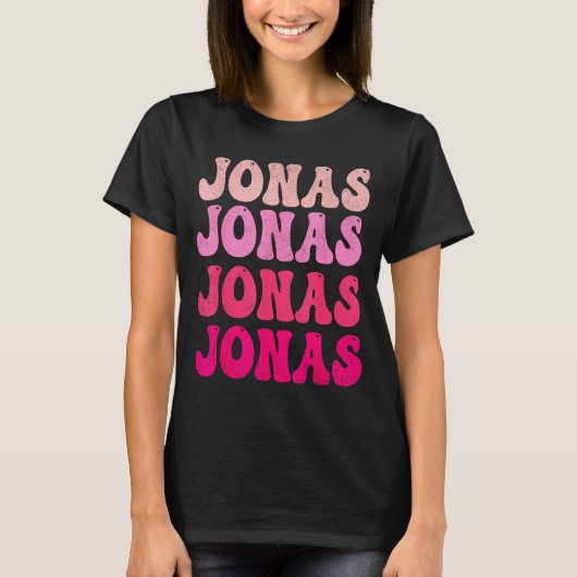 Groovy Jonas Vorname D I Love Jonas Tees Meme (Vorderseite)