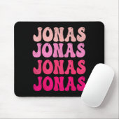 Groovy Jonas Vorname D I Love Jonas Tees Meme Mousepad (Mit Mouse)