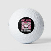Groovy Just A Girl, die Weihnachten Weihnachten We Golfball (Vorderseite)